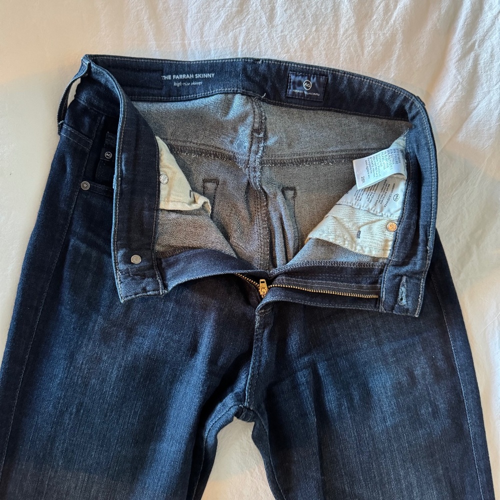 AG Farrah Skinny High Rise Denim